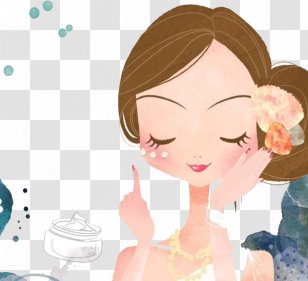 Cosmetics Sunscreen Make-up Cosmetology Toner - Silhouette - Retro Makeup Transparent PNG