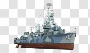 World Of Warships German War II Destroyers Japanese Battleship Mutsu - Fast Attack Craft - Ship Transparent PNG