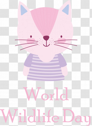Cat Kitten Small Cat-like Whiskers Transparent PNG