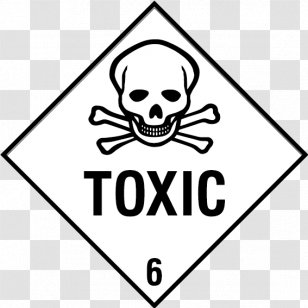 Sticker Sign Hazard Gas Label - Harmful To Health Transparent PNG