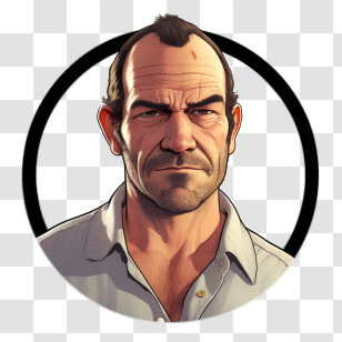 Grand Theft Auto - Animated Male Character Design Illustration Transparent PNG
