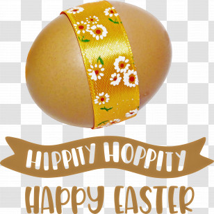 Hippity Hoppity Happy Easter Transparent PNG