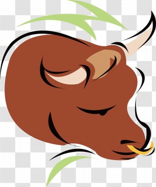 Taurus Zodiac Clip Art - Cat Like Mammal Transparent PNG