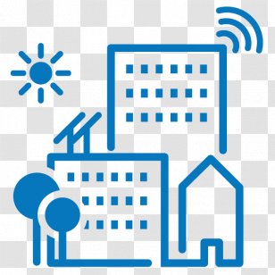 Internet Of Things Smart City Technology Traffic Light Clip Art - Grids Transparent PNG