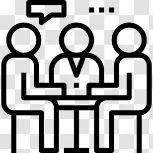 Discussion Group - Black And White - Business Meetings Transparent PNG