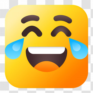 Laughing Emoji - Laughing Face With Tears Emoji Transparent PNG