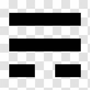 I Ching Bagua Hexagram Yin And Yang Alsace - Monochrome - Trigrams Transparent PNG