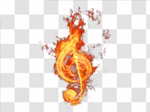 Musical Note Symbol Violin - Flower - Fire Notes Transparent PNG
