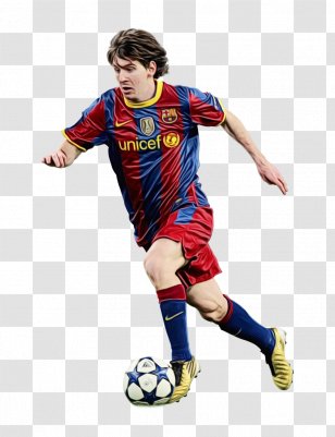 Messi Cartoon - Watercolor - Pallone Tournament Transparent PNG
