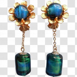 Earring Turquoise Jewellery Emerald Cobalt Blue Transparent PNG