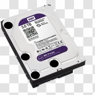 Hard Drives WD Purple SATA HDD Digital Video Recorders Blue Desktop Western - Disk Drive - Alzacz Transparent PNG