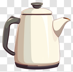 Electric Kettle - Classic Teapot For Hot Beverages Transparent PNG