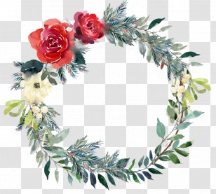 Mawan Wreath Flower Bouquet Wedding Invitation - Twig - Wreth Watercolor Transparent PNG