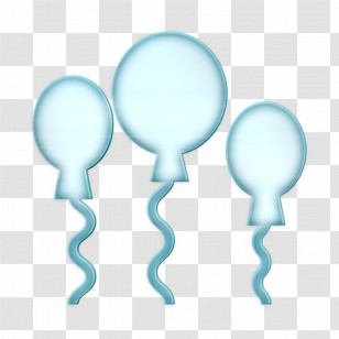 Ballons Icon Birthday And Party Icon Party Icon Transparent PNG