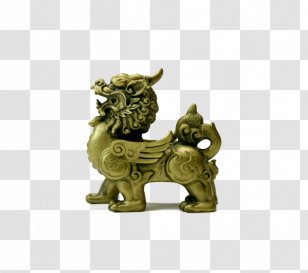 China Lion U7075u517d Qilin Pixiu - Bronze Like Transparent PNG