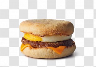 Breakfast Sandwich Cheeseburger Hamburger McDonald's Egg McMuffin - Ham And Cheese - Free Range Eggs Transparent PNG