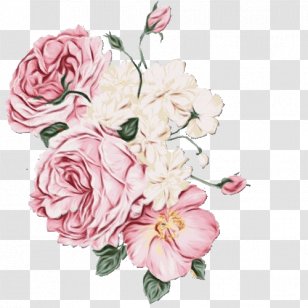 Pink Flower Cartoon - Cut Flowers - Chinese Peony Artificial Transparent PNG