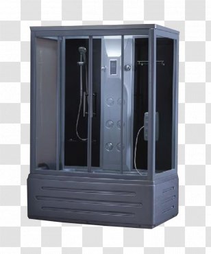 Shower Bathtub Bathing Bathroom Glass - Furniture - Rectangular Luxury Overall Room Transparent PNG