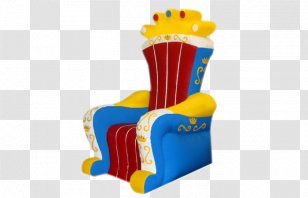 Silly Jumps Rancho Cucamonga Chair Inflatable Throne Living Room - Bubble - King Transparent PNG
