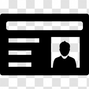 Identity Document - Rectangle - Id Card Transparent PNG