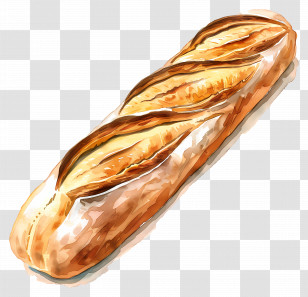 Baguette - Deliciously Baked French Baguette Bread Transparent PNG