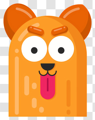 Cartoon Bear - Cute Cartoon Dog Transparent PNG
