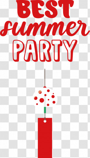 Best Summer Party Summer Transparent PNG