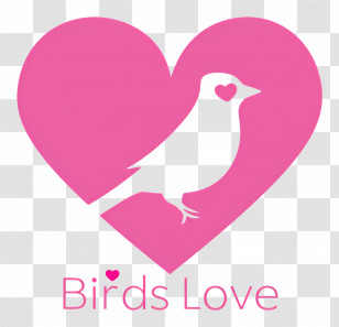 Birds Love - Birds Love Logo Transparent PNG