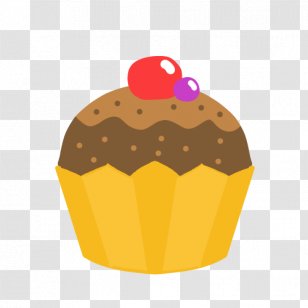 Cupcake American Muffins Illustration Chocolate - Muffin Transparent PNG
