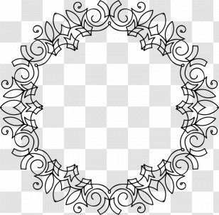 Ornament Clip Art - Text - Continental Circular Border Ornamentation Transparent PNG