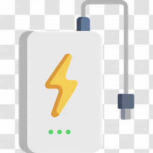 Power Bank - Stylized Power Bank Illustration Transparent PNG
