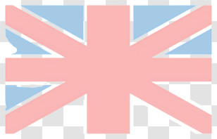 Icon - Pastel Union Jack Flag Transparent PNG