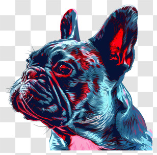 French Bulldog - Colorful Dog Illustration Transparent PNG