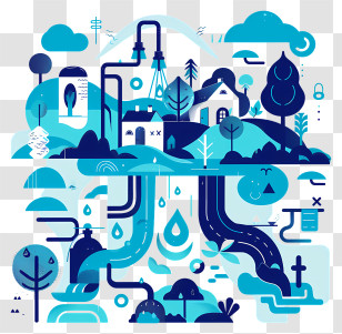 World Water Day - Water System In Nature Transparent PNG