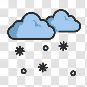 Snowy Weather - Snowy Weather Cartoon Illustration Transparent PNG