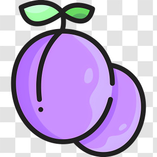 Plum - Purple Plums Fruit Transparent PNG