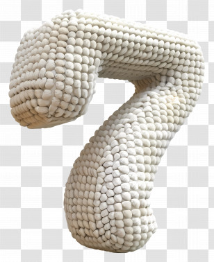 Number 7 - Textured Number Seven Transparent PNG