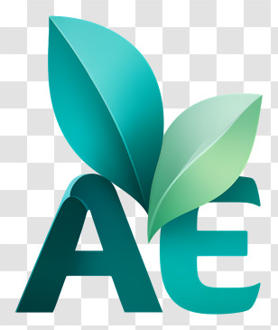 Ae Logo - AE Eco Leaf Logo Transparent PNG