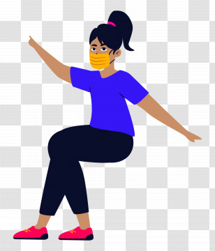 Girl With Mask Girl Mask Transparent PNG