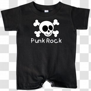 T-shirt Clothing Sizes Baby & Toddler One-Pieces - Shirt - Punk Rock Transparent PNG