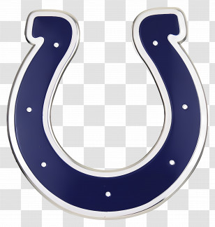 Indianapolis Colts - Blue Horseshoe Symbol Transparent PNG