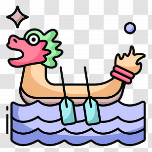 Dragon Boat Festival - Dragon Boat Festival Illustration Transparent PNG