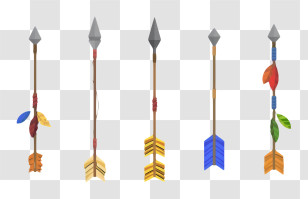 Arrow - Colorful Decorative Arrows Transparent PNG