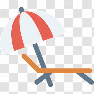 Beach Umbrella - Beach Chair With Umbrella Transparent PNG