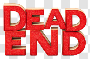 Dead End Sign - Red Dead End Sign Transparent PNG