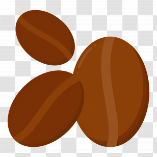 Coffee Seed - Brown Coffee Beans Illustration Transparent PNG