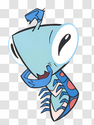 Cartoon Character - Cartoon Insect With Big Eyes Transparent PNG