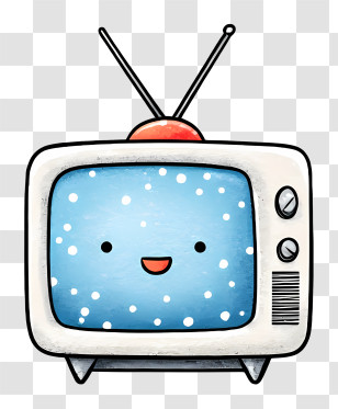 Cartoon Tv - Cute Smiling Cartoon TV Transparent PNG