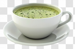 Matcha Tea - Cup Of Green Tea Transparent PNG
