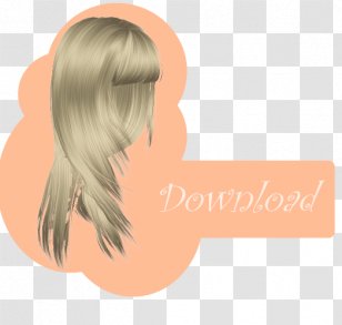 Brown Hair Hairstyle Coloring Bangs - Silhouette - Fringe Transparent PNG